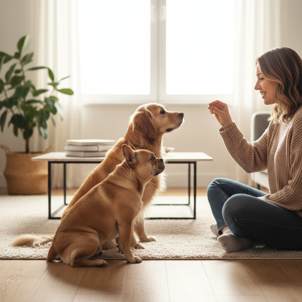 How to Train Multiple Dogs at the Same Time