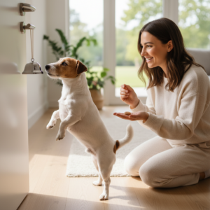 How to Teach Your Dog to Ring a Bell to Go Outside